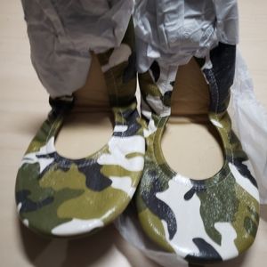 Camoflouge Storehouse flats, size 8